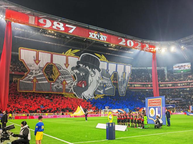 Un tifo de los Bad Gones.