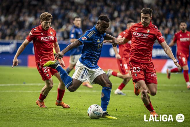 Haissem Hassan ante Osasuna. (Foto: LALIGA)