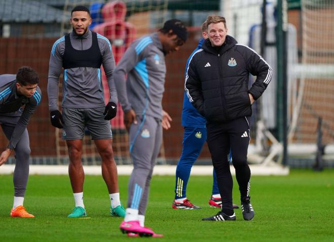 Eddie Howe con el Newcastle. (Foto: Cordon Press)