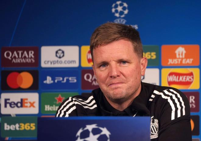 Eddie Howe con el Newcastle. (Foto: Cordon Press)