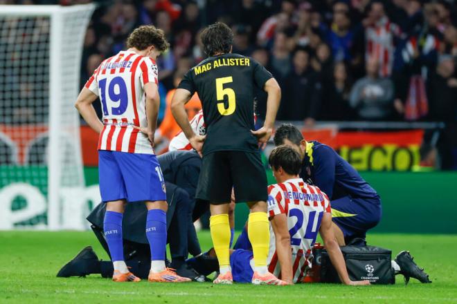 Robin Le Normand sustituido en Champions. (Foto: EFE)