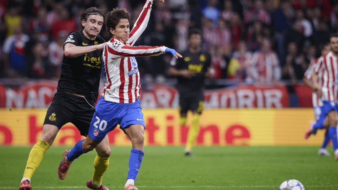 Giuliano Simeone, en el Atlético-Union SG (Foto: Cordon Press).