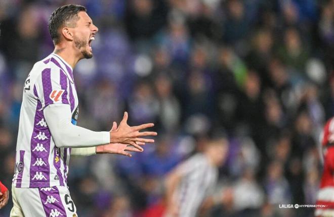 Javi Sánchez se lamenta en el partido ante el Granada.