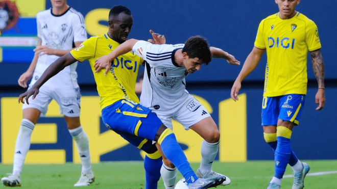 Yussi Diarra, en un partido del Cádiz (Foto: LaLiga).