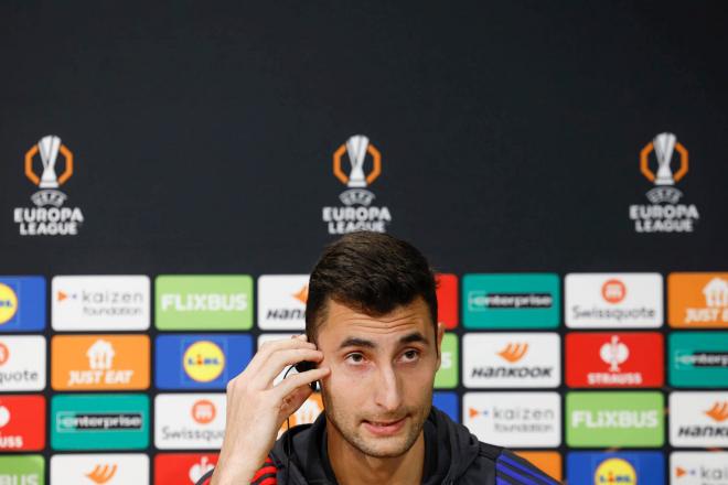 Greif, en sala de prensa (Foto: EFE)