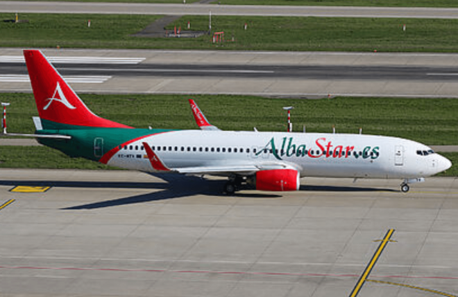 Boeing 737-8K5 de Alba Star (Foto: Flightradar).