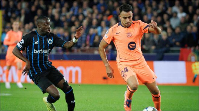 Eric García con Forbs en el partido de Champions (Cordon Press)