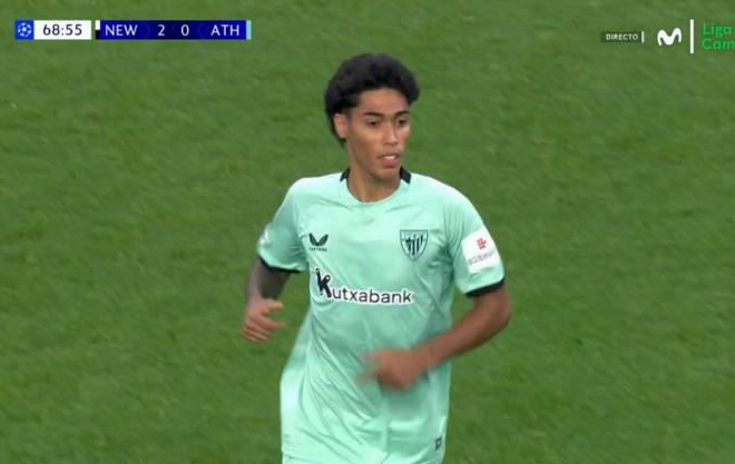 Selton Sued debuta con el Athletic ante el Newcastle. (Foto: Movistar Plus)