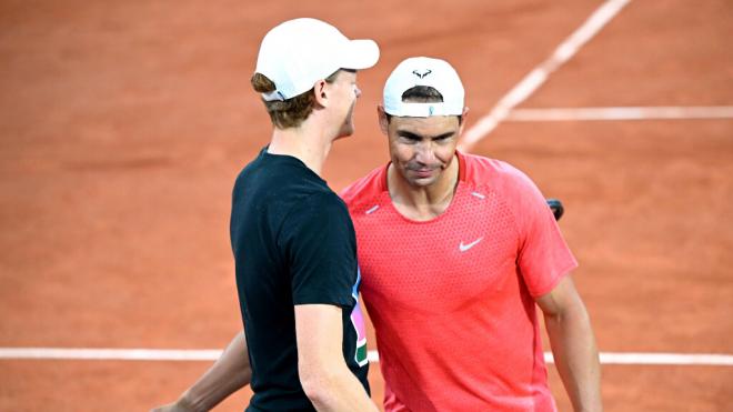 Jannik Sinner y Rafa Nadal (Fuente: Cordon Press)