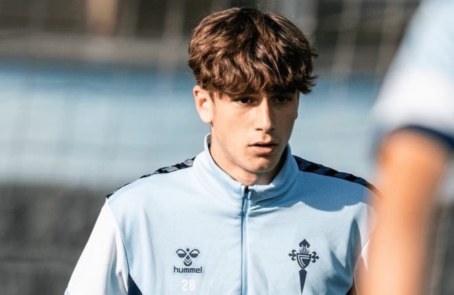 Mateo Sobral, centrocampista del Juvenil (Foto: Celta).