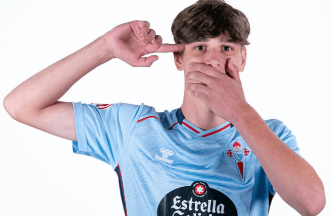 Mateo Sobral, centrocampista del Juvenil (Foto: Celta).