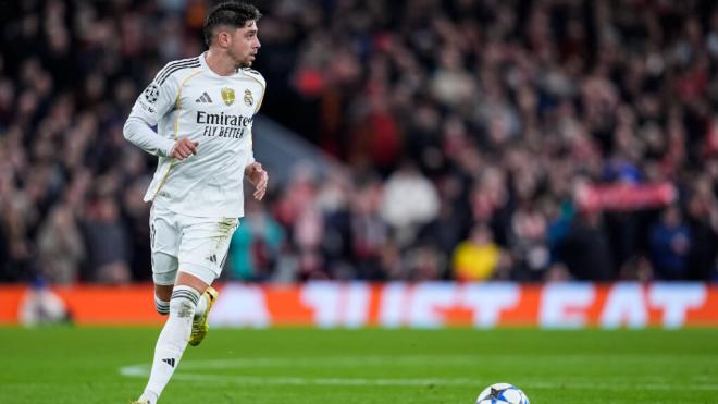 Fede Valverde con el Real Madrid en Champions (Europa Press)