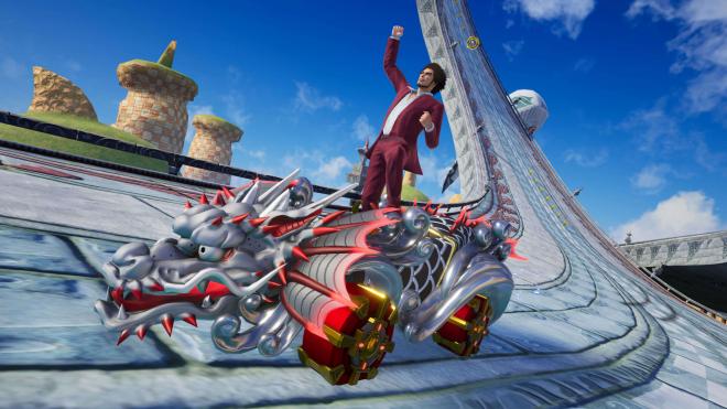 Ichiban Kasuga en Sonic Racing: CrossWorlds