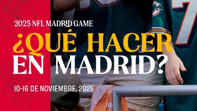 Los planes para disfrutar de la semana del 2025 NFL Madrid Game (Imagen: NFL).