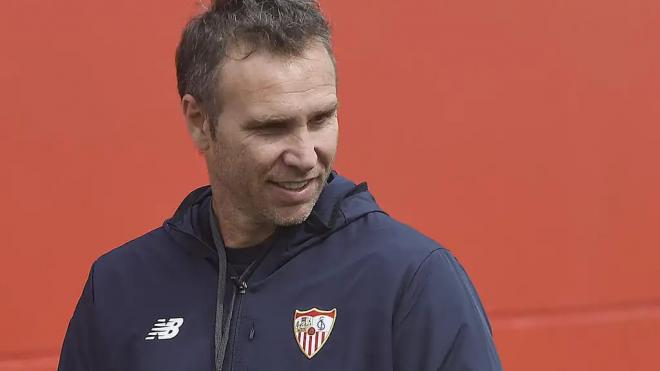 Luci, durante una etapa en el Sevilla (Foto: SFC).