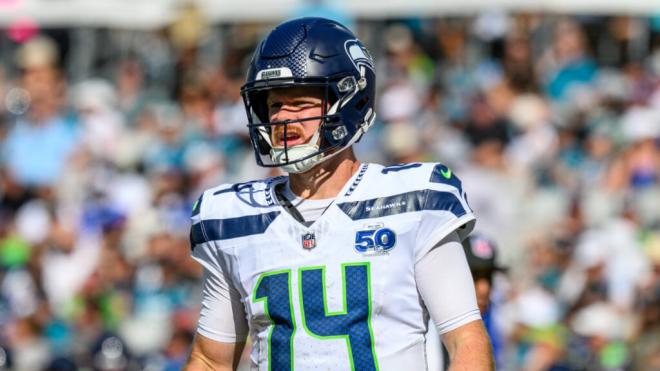 Sam Darnold durante un partido de la NFL (Fuente: Cordon Press)