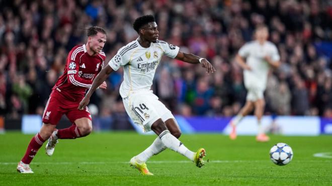 Tchouaméni en Anfield (Europa Press)