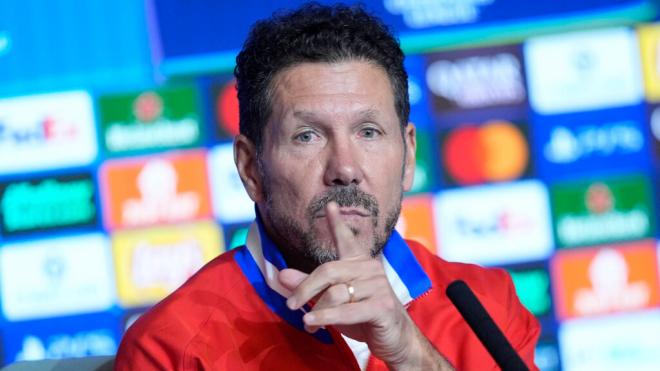 Diego Simeone en rueda de prensa (Cordon Press)