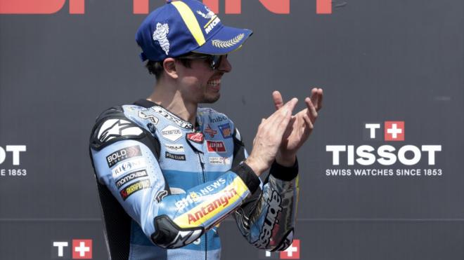 Álex Márquez, en el podio de una 'sprint' en 2025 (Foto: Europa Press).