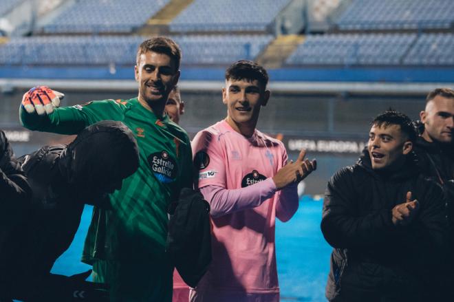 Iván Villar y Yoel Lago (Foto: Celta).