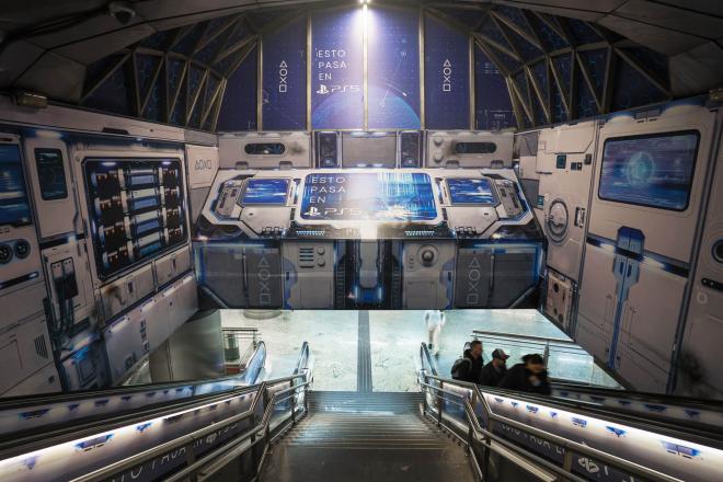 La nave de PS5 estrellada en Madrid