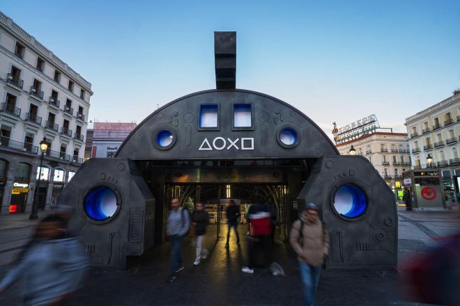 La nave de PS5 estrellada en Madrid