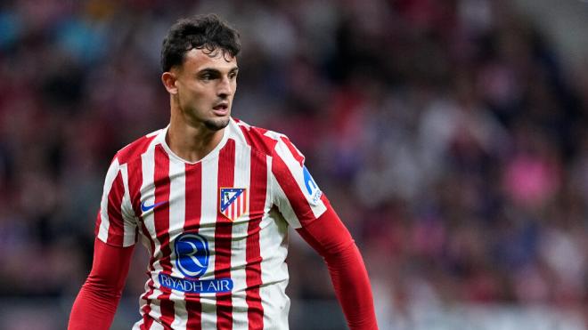 Marc Pubill en un partido del Atlético de Madrid (Europa Press)