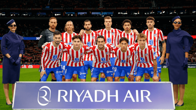 El once del Atlético de Madrid ante el Levante (Foto: ATM).