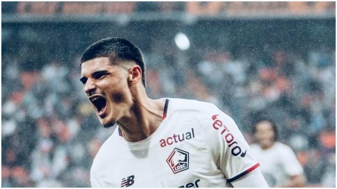 Matías Fernández-Pardo, delantero del Lille. (Cordon Press)