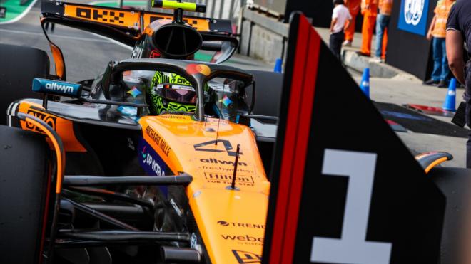 Lando Norris, en el Gran Premio de Brasil (Foto: Europa Press).