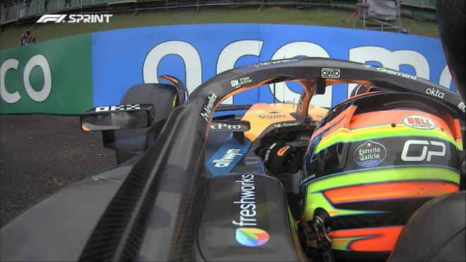 Oscar Piastri, en la 'sprint' de Brasil (Foto: F1).