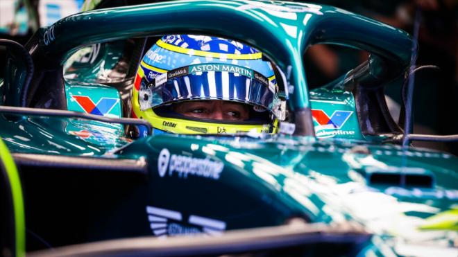 Fernando Alonso, en el Gran Premio de Brasil (Foto: Europa Press).