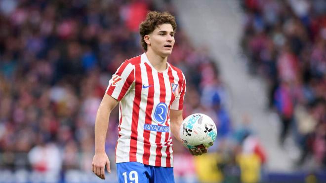 Julián Álvarez en un partido con el Atleti (Cordon Press)