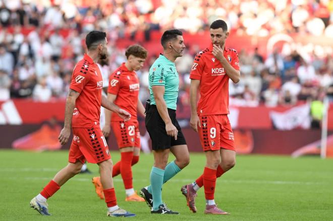 Ortiz Arias, en el Sevilla-Osasuna (Foto: Kiko Hurtado).