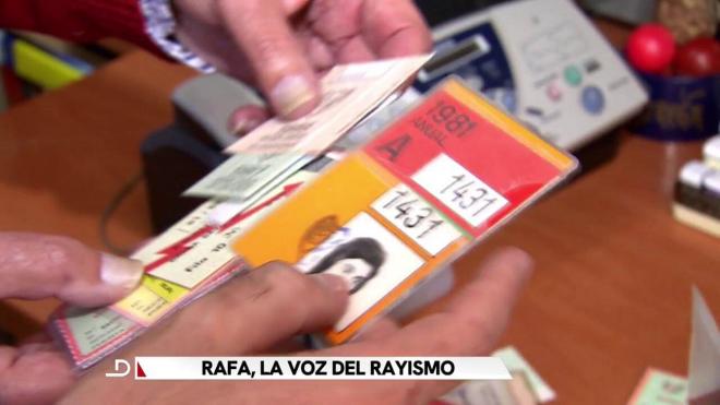 Rafa García presume de sus abonos del Rayo