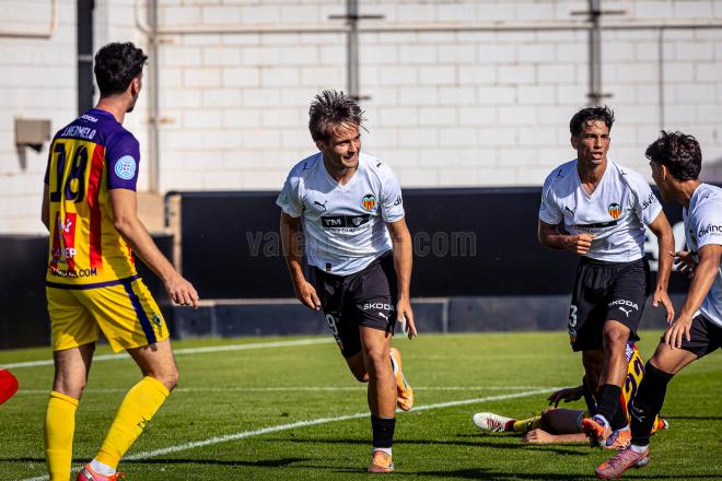 El VCF Mestalla empata contra el Andratx en casa (Foto: Valencia CF)