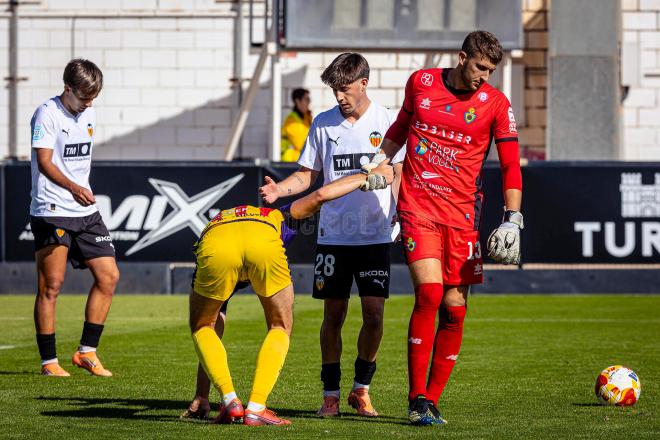 El VCF Mestalla empata contra el Andratx en casa (Foto: Valencia CF)