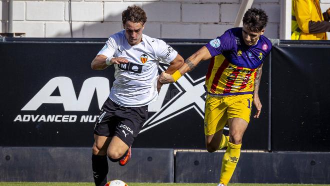 El VCF Mestalla empata contra el Andratx en casa (Foto: Valencia CF)
