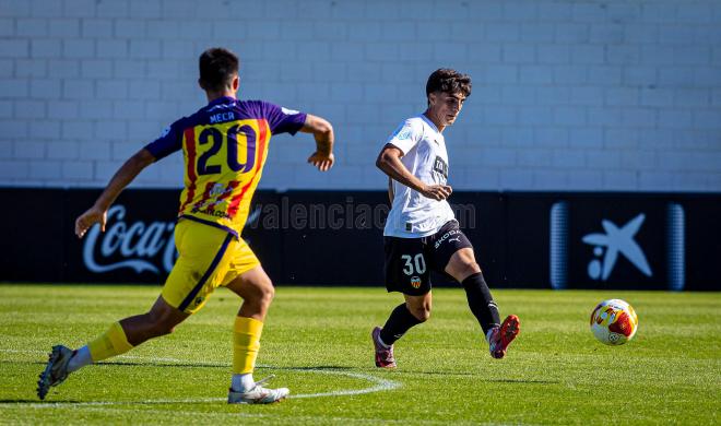 El VCF Mestalla empata contra el Andratx en casa (Foto: Valencia CF)