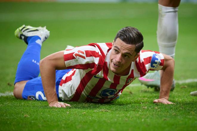 Giacomo Raspadori, en un partido con el Atlético (Foto: Cordon Press).