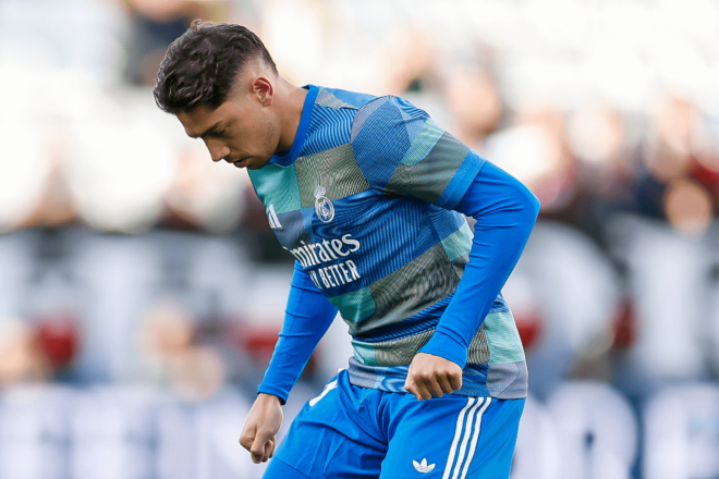 Fede Valverde, en el Rayo-Real Madri (Foto: RM).