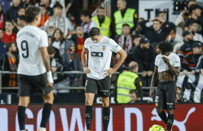 Tárrega abatido (Foto: LaLiga)