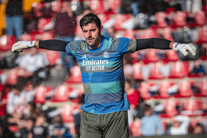 Thibaut Courtois, en el Rayo-Real Madrid (Foto: Cordon Press).