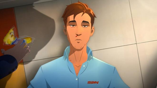 Robert Robertson III, el protagonista de Dispatch disfrutando de su libertad.