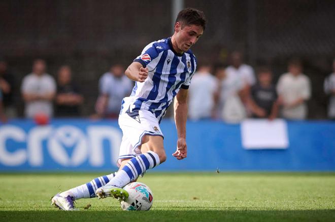 Gorrotxategi, en un amistoso de la Real Sociedad (Foto: Cordon Press).