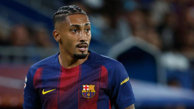 Raphinha en un partido del FC Barcelona (Cordon Press)