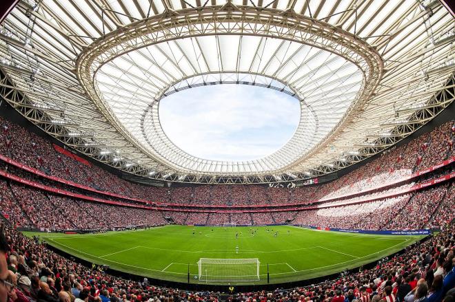 Imagen de un partido de LALIGA EA SPORTS en San Mamés (Foto: Athletic Club).