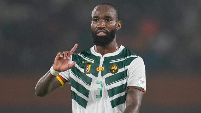 Moumi Ngamaleu en la Copa África en 2024 (Cordon Press)