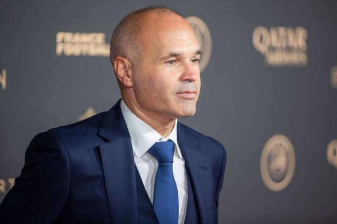 Andrés Iniesta, en la gala del Balón de Oro (Foto: Cordon Press).