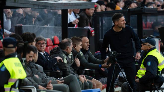 Xabi Alonso, en Vallecas (Foto: Cordon Press)